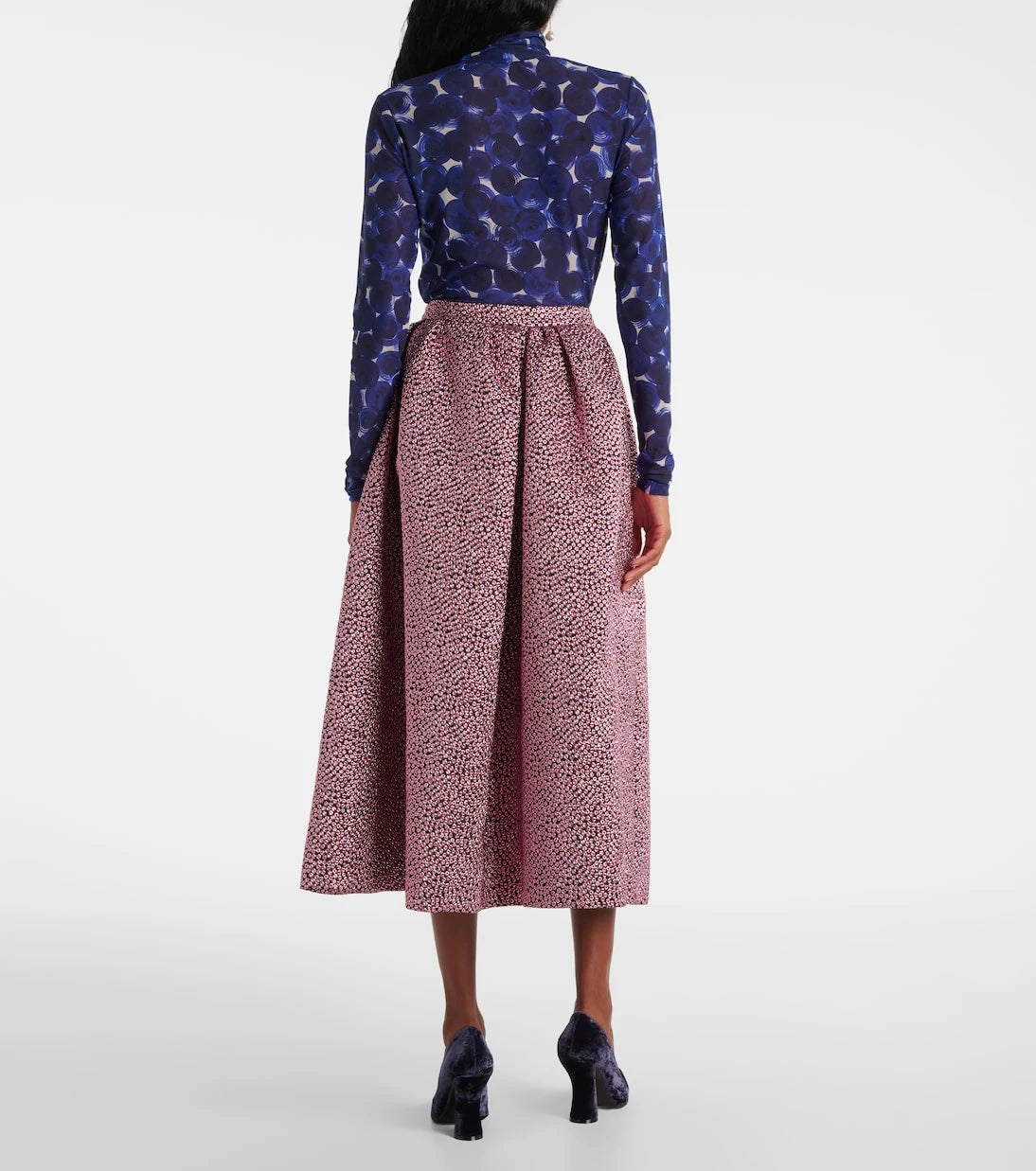 Dries Van Noten - تنورة سوني ميدي بليسيه