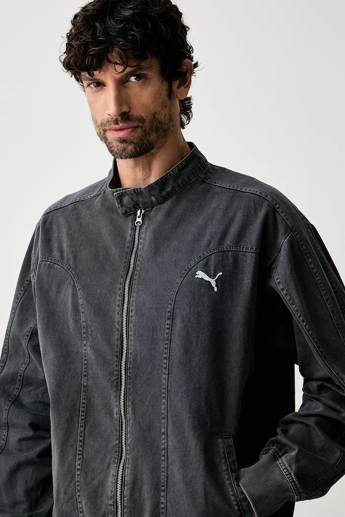 Puma erkek pamuklu denim ceket FUTURE PUMA ARCHIVE
