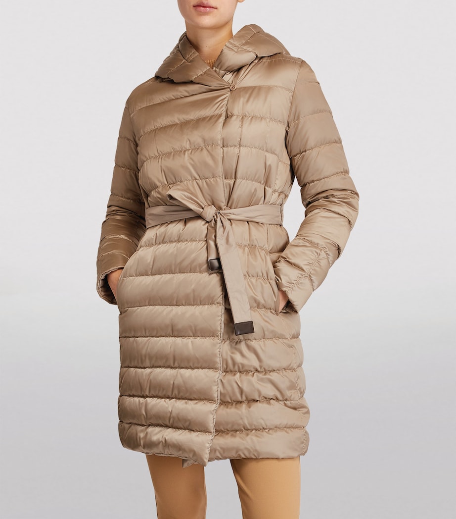 Max Mara White The Cube Reversible Quilted Coat