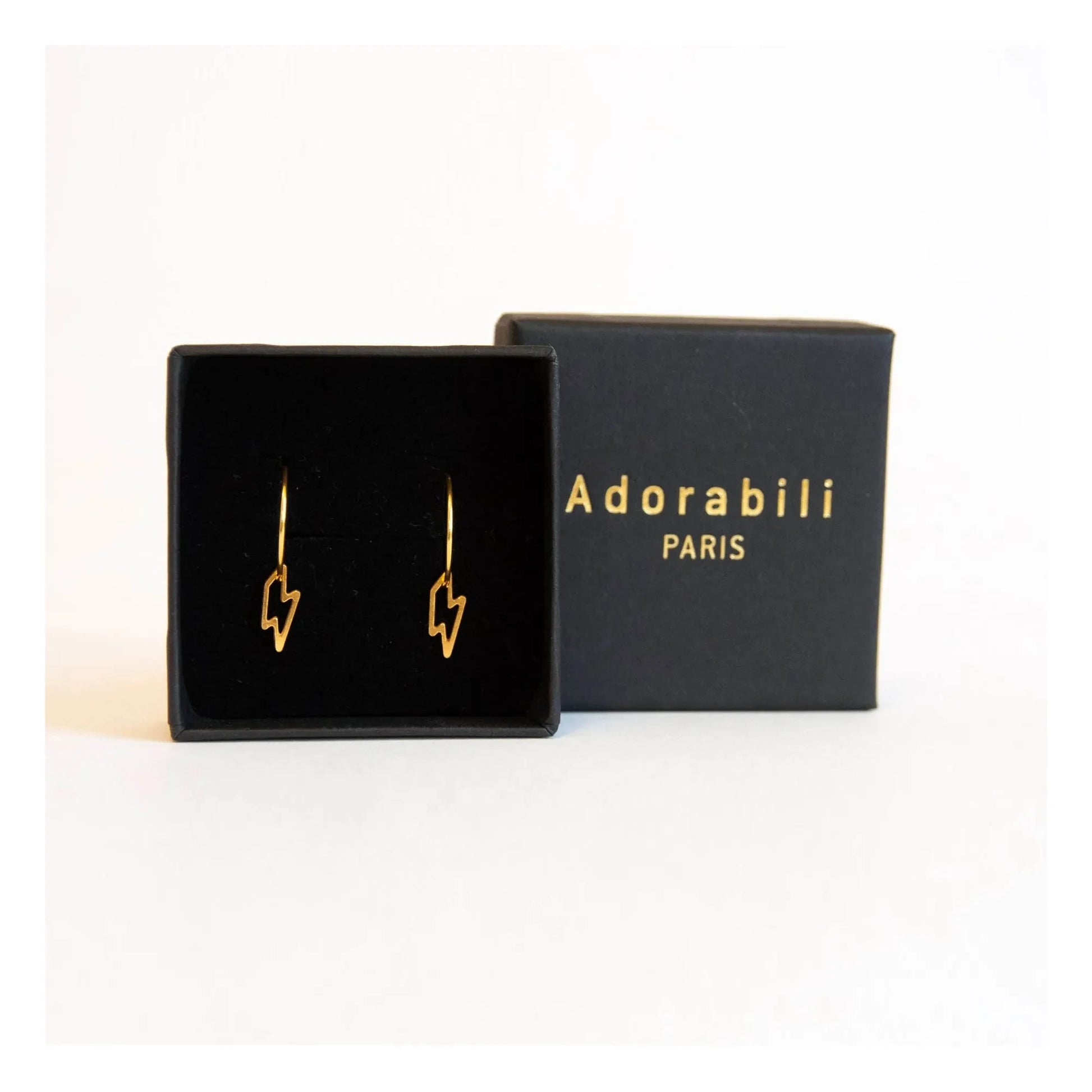 Adorabili - Créoles Eclair | Gold