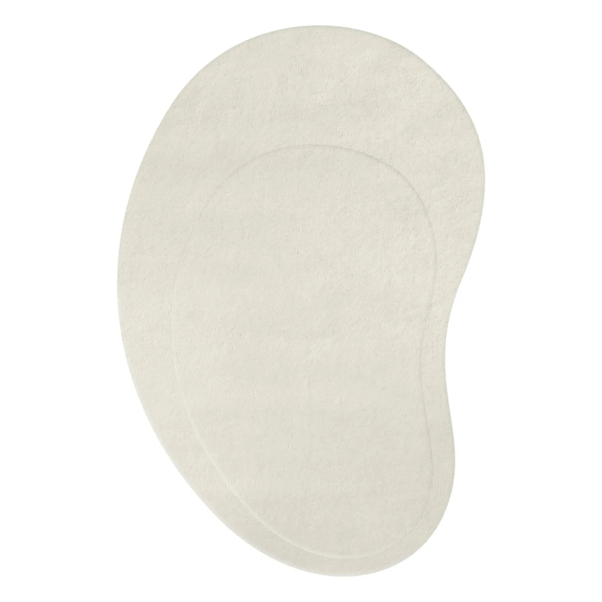 Layered - Residue Wool Carpet  | White