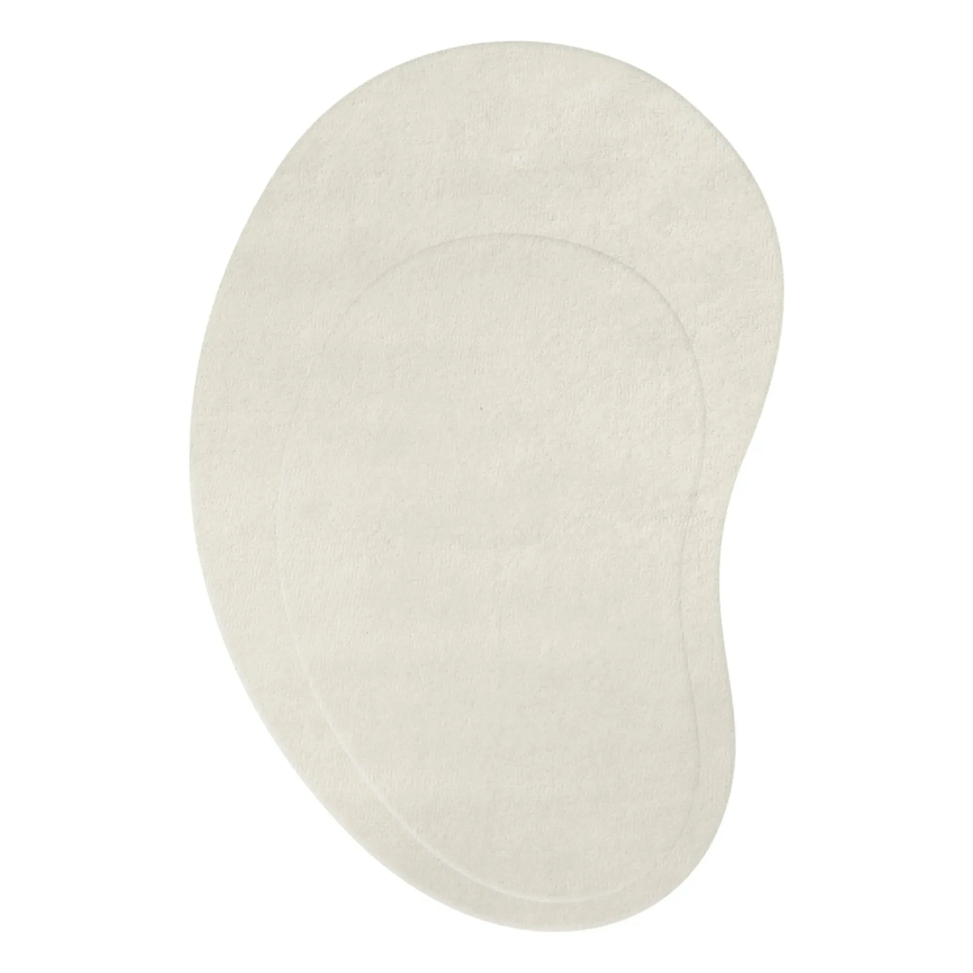 Layered - Residue Wool Carpet  | White