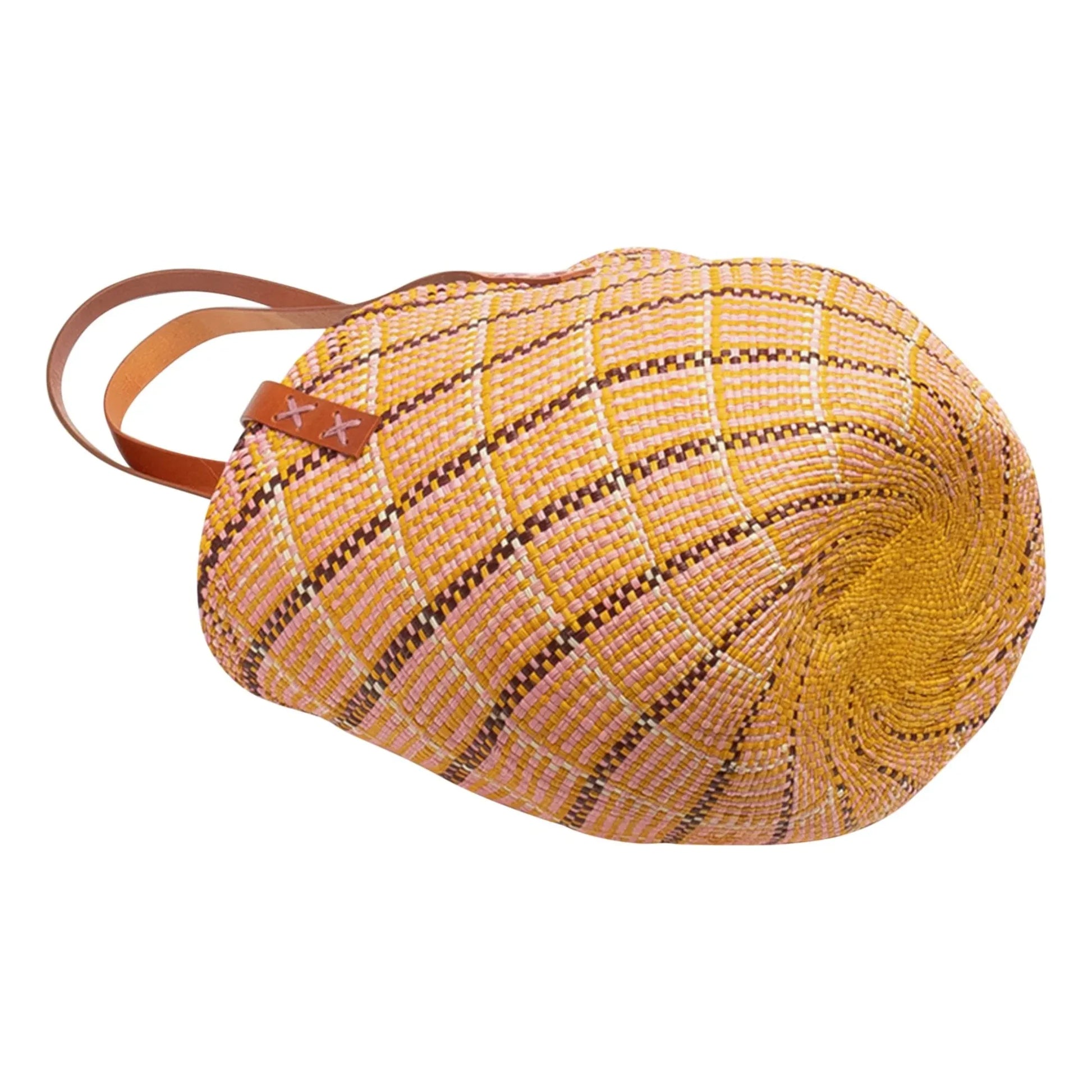 Guanabana - Cabas Canasto Leather handle | Apricot