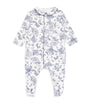 Cotton Toile de Jouy Sleepsuit (0-24 Months)