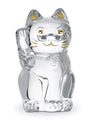 Baccarat Maneki Neko Cat Figurine