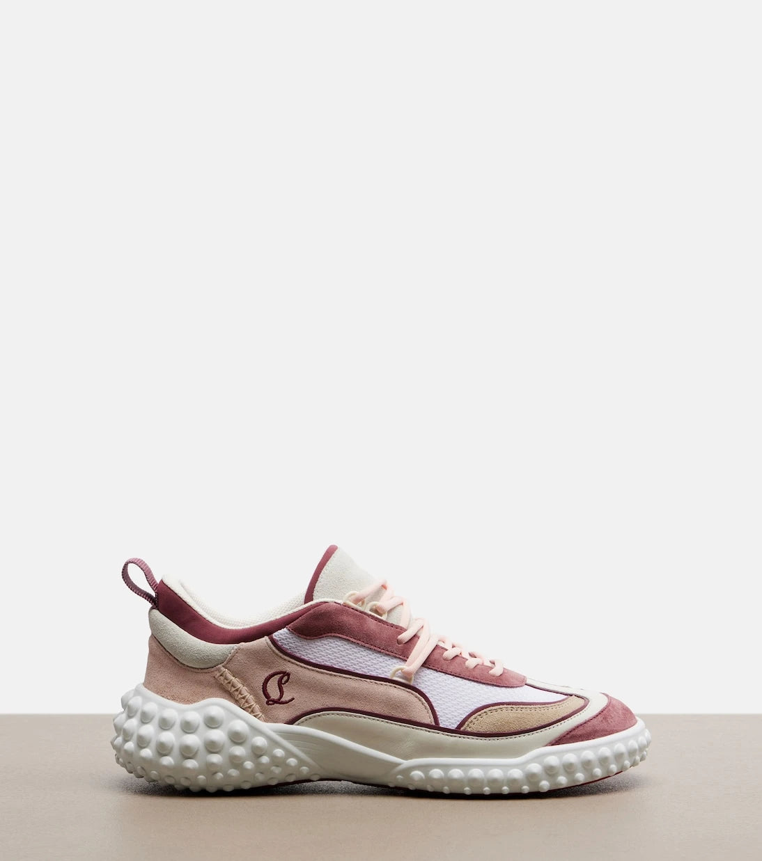 Christian Louboutin - Mara suede and mesh sneakers