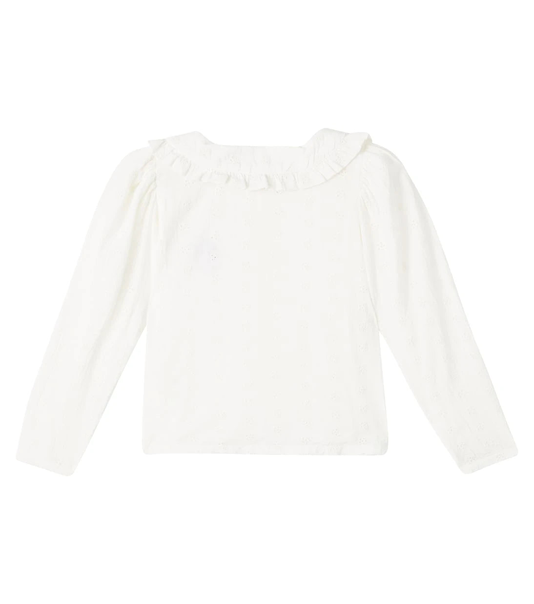 Mini Rodini - Broderie anglaise cotton shirt