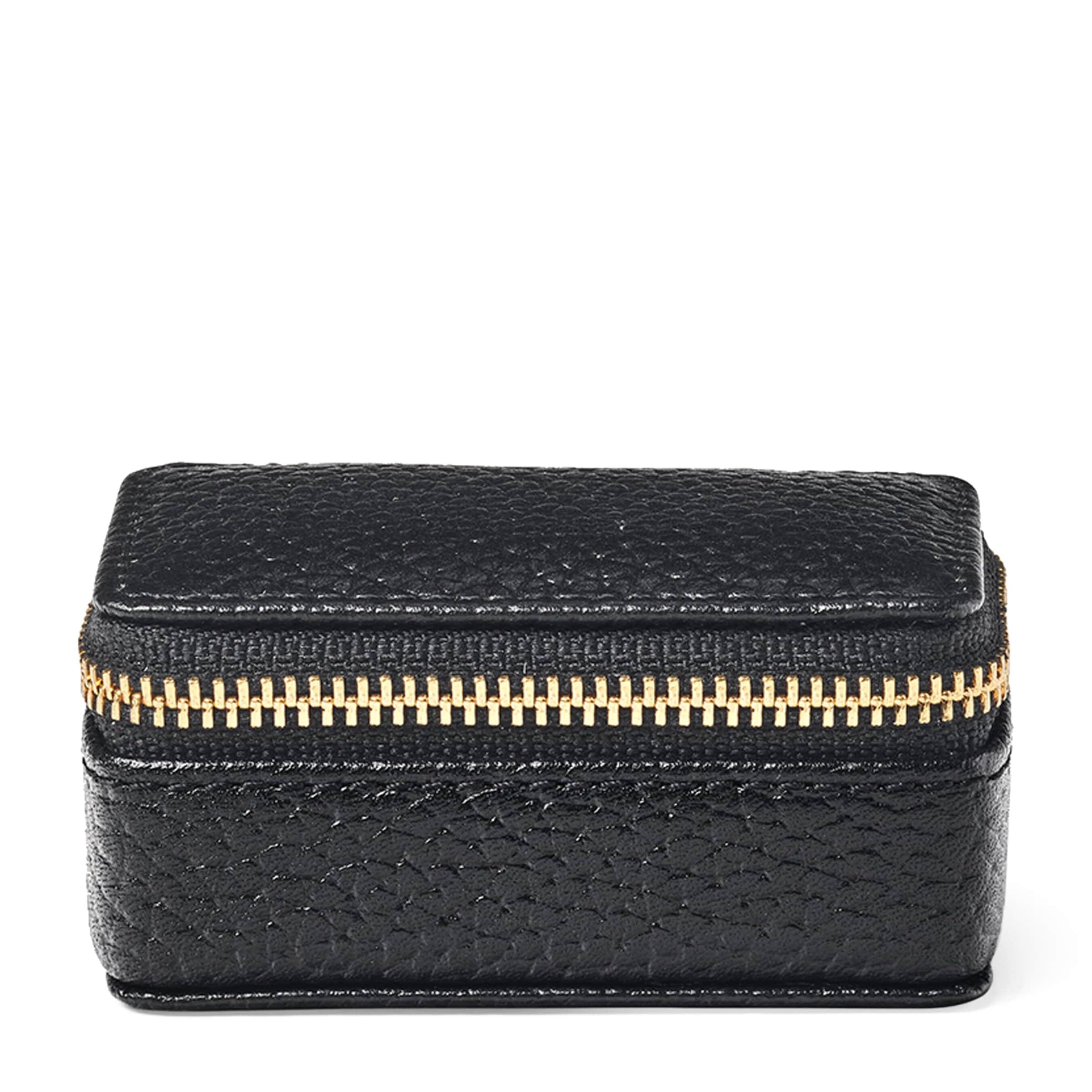 Small Leather Travel Jewellery Box