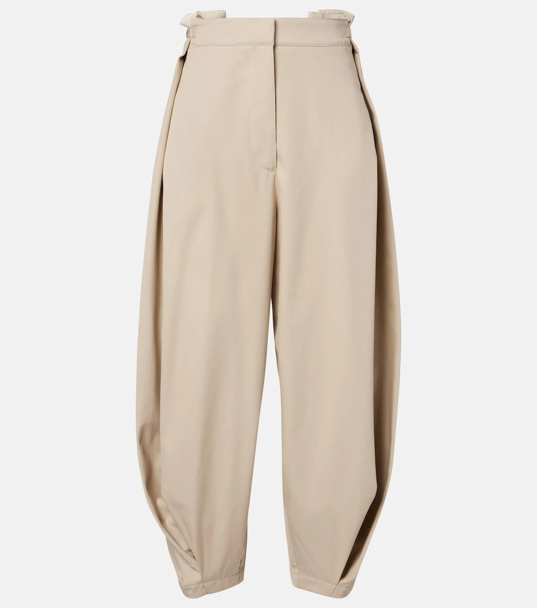 Loewe - Cotton and silk twill balloon pants
