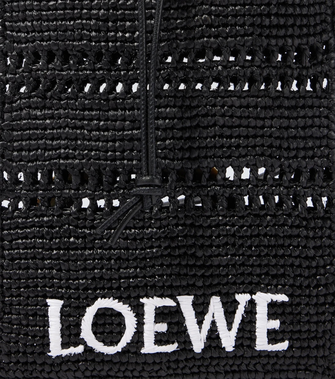 Loewe - Paula's Ibiza logo raffia crossbody bag