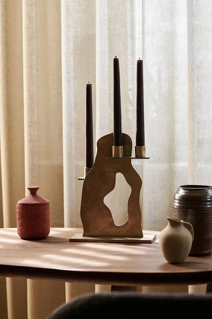 Декоративен свещник ferm LIVING Erode