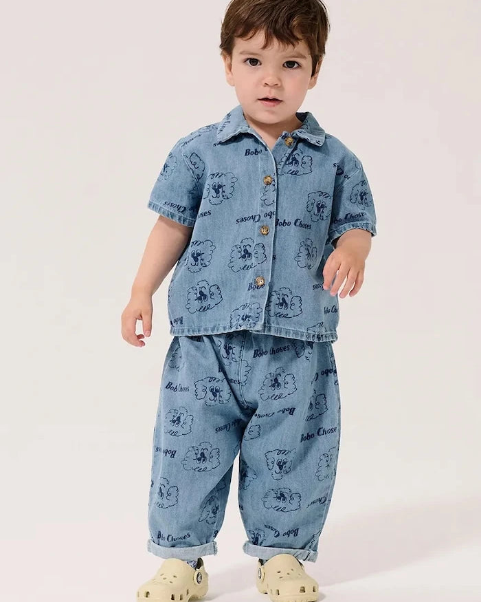 Bobo Choses Pickles The Dog Bebek Kot Gömlek