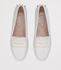 Tod's White Leather Mocassino Loafers