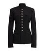 Ralph Lauren Collection Black Wool Grain de Poudre Eliza Jacket