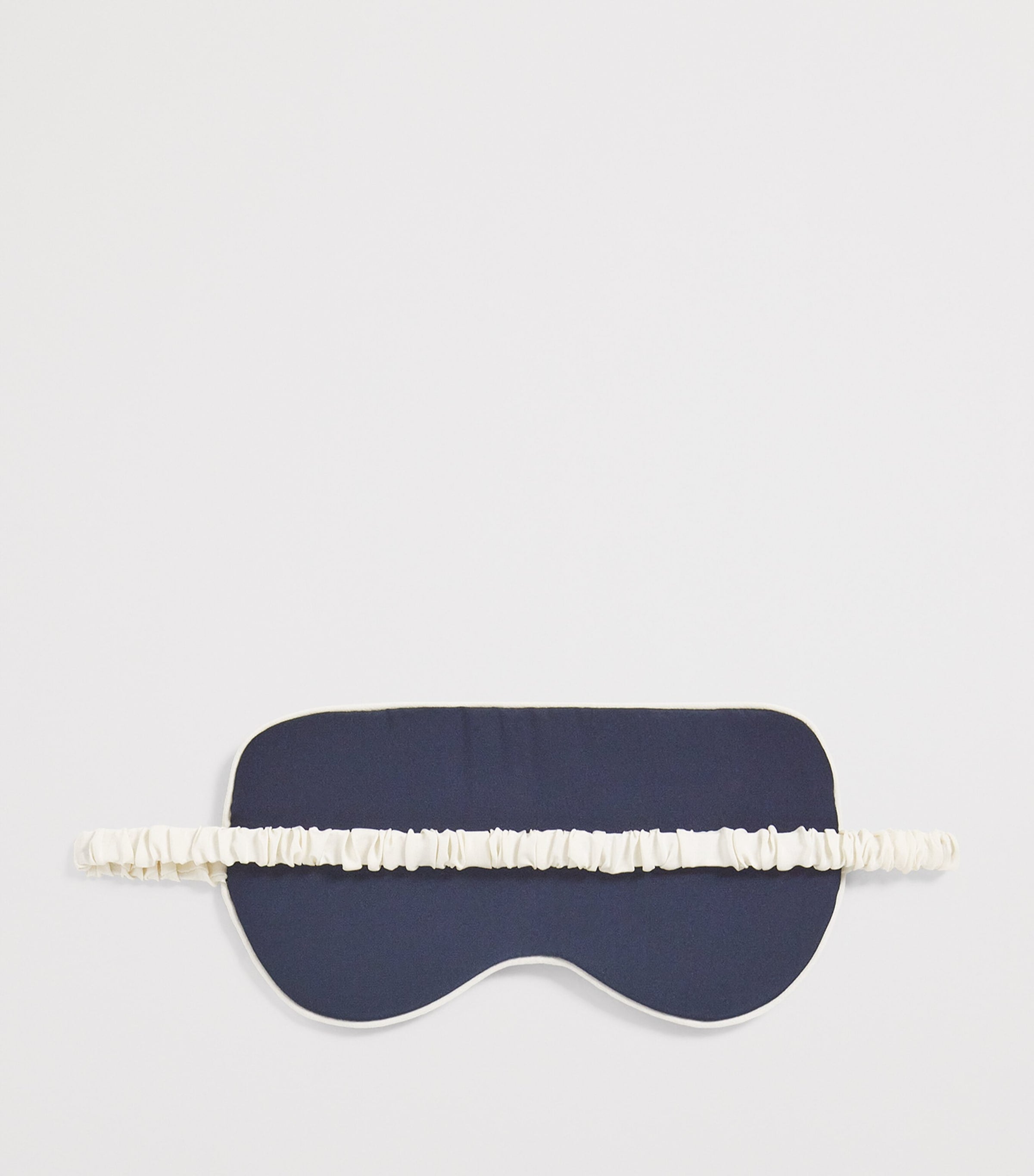 Navy Silk Shells Audrey Eye Mask
