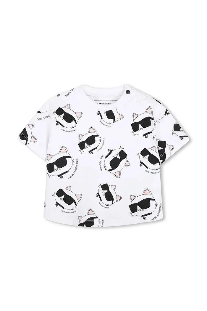 Бебешки памучен комплект Karl Lagerfeld