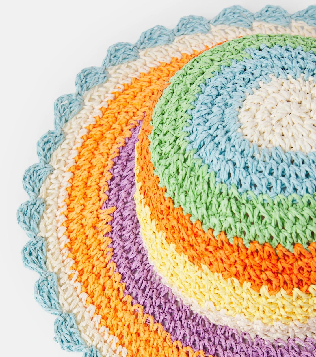 Molo - Striped straw sun hat