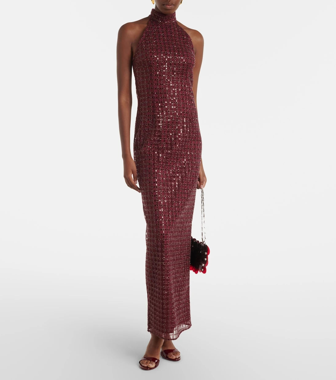 Rotate - Beaded maxi dress