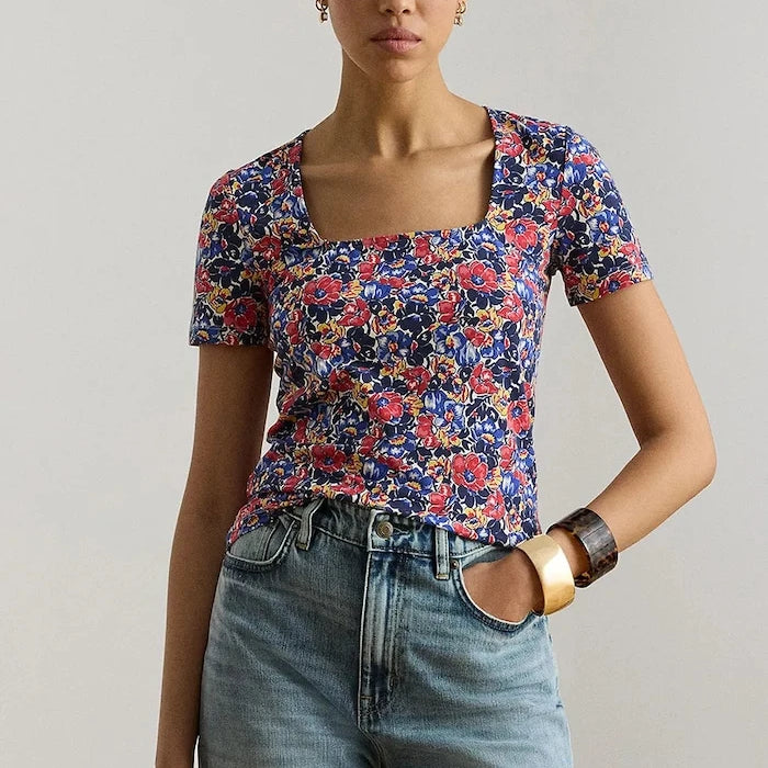 Lauren Ralph Lauren pamuklu kadın tişört