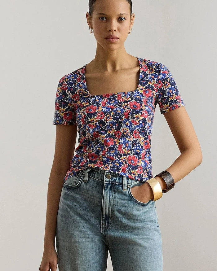 Lauren Ralph Lauren pamuklu kadın tişört