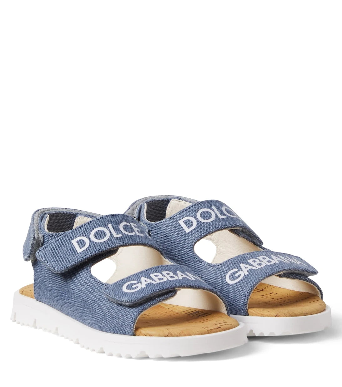 Dolce&Gabbana Kids - صنادل بشعار العلامة التجارية