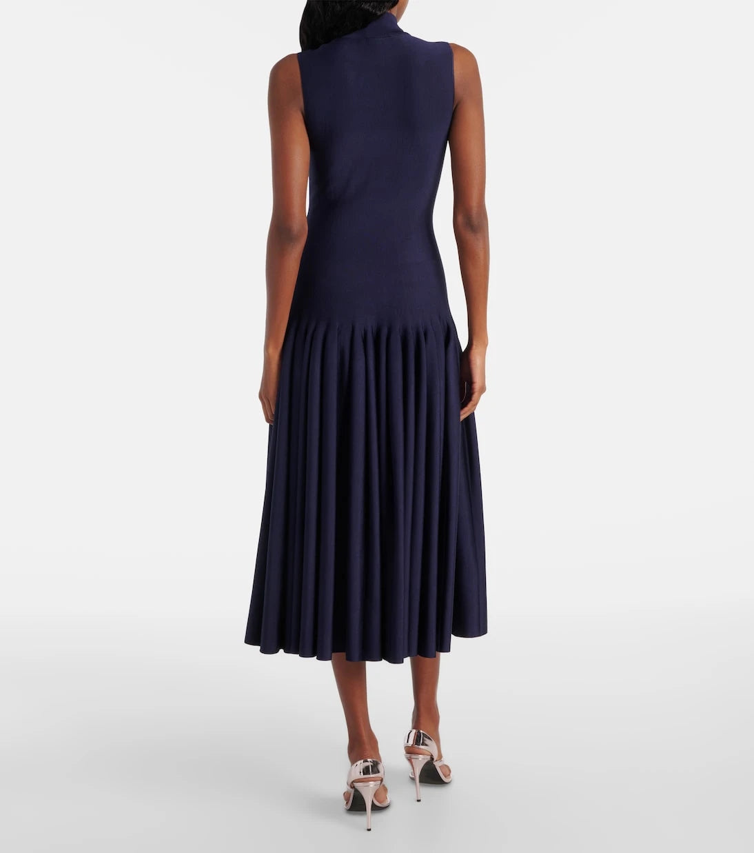 Alaïa - فستان ميدي بتصميم جوديه