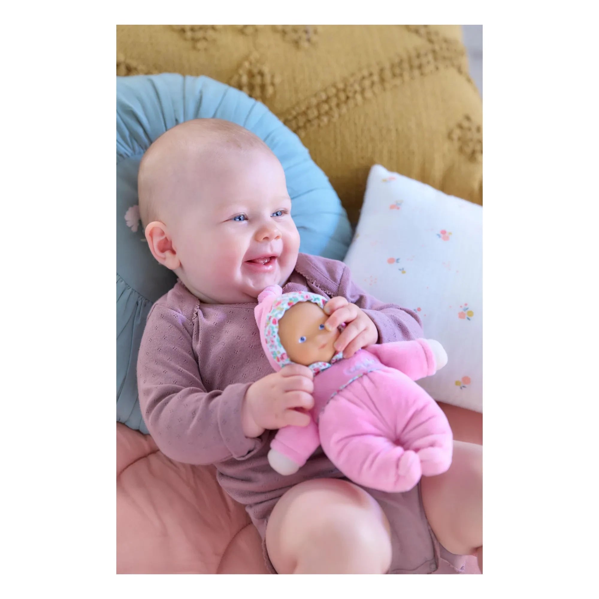 Corolle - Babidoux - Flowering garden cuddly toy | Pink