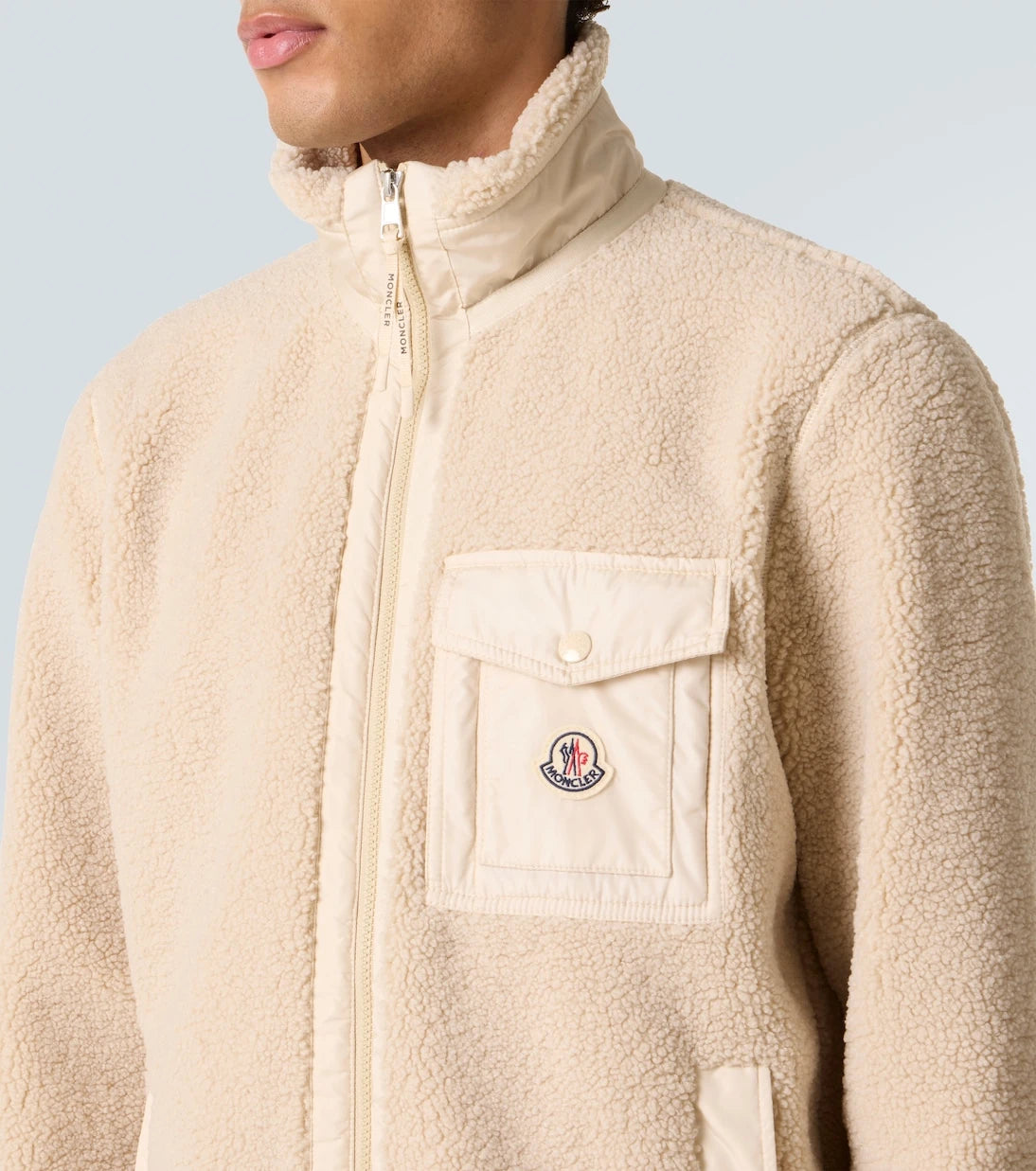 Moncler - Fleece zip-up cardigan