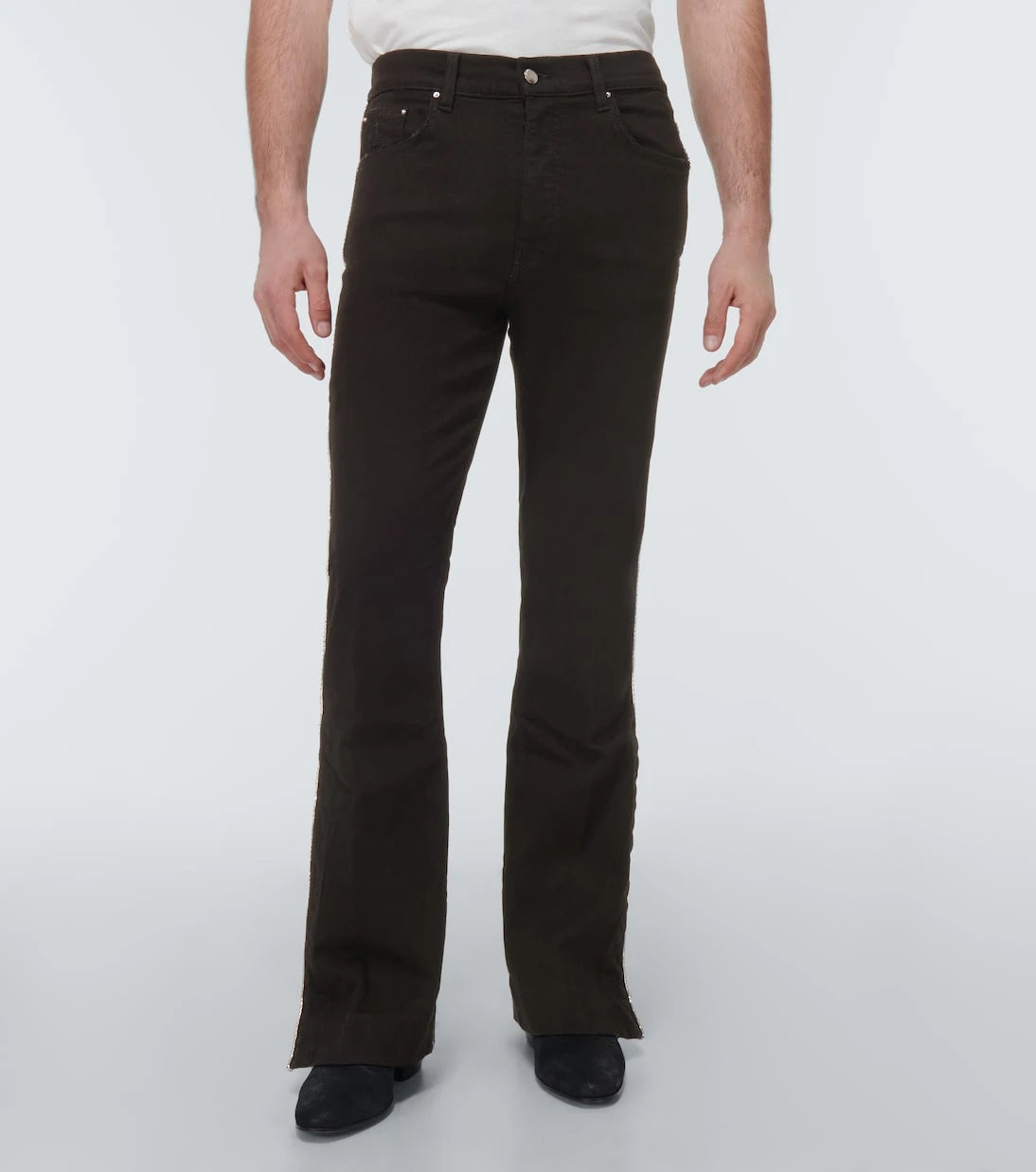 Amiri - Embellished bootcut jeans