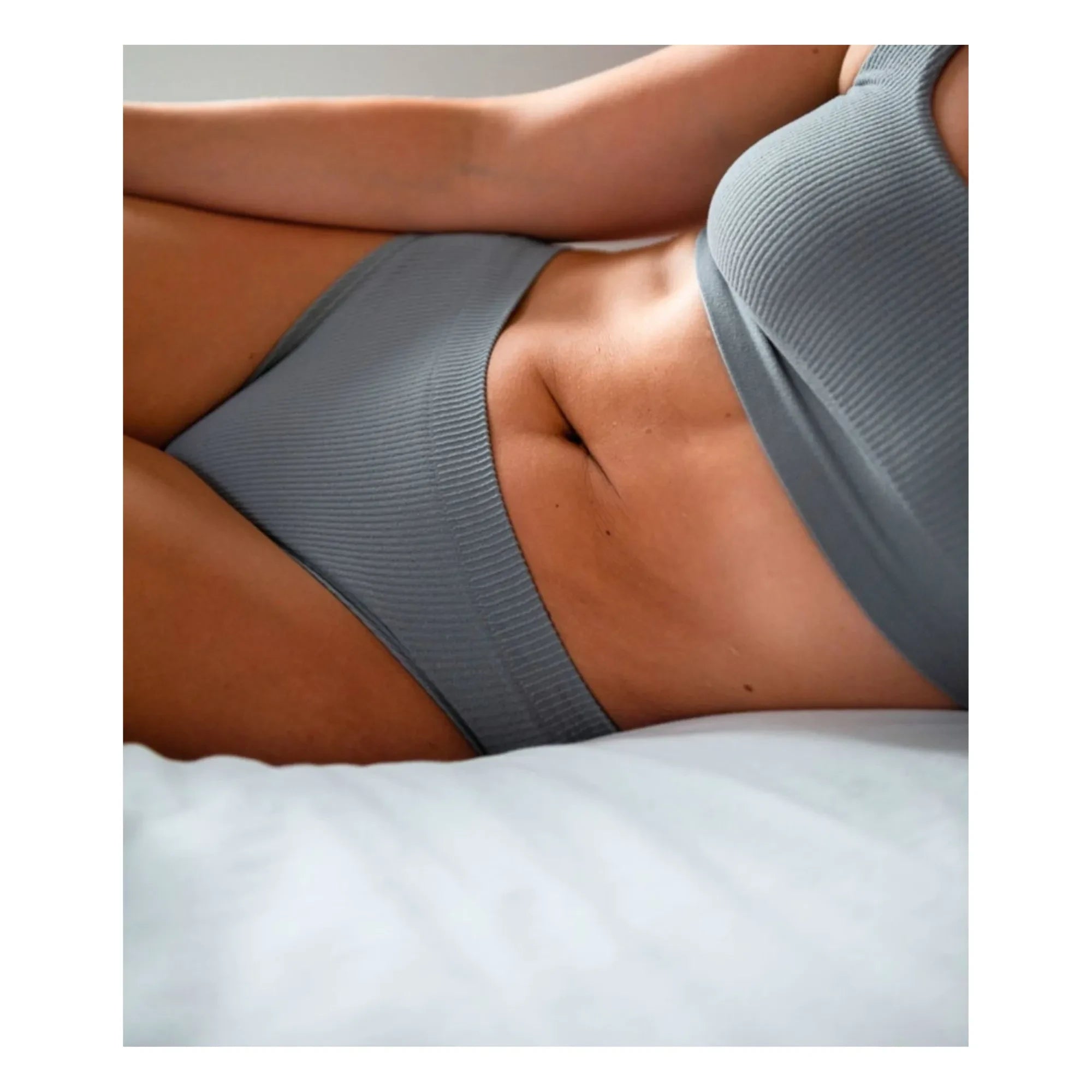 Mama Hangs - Everyday Classic Panties | Grey blue