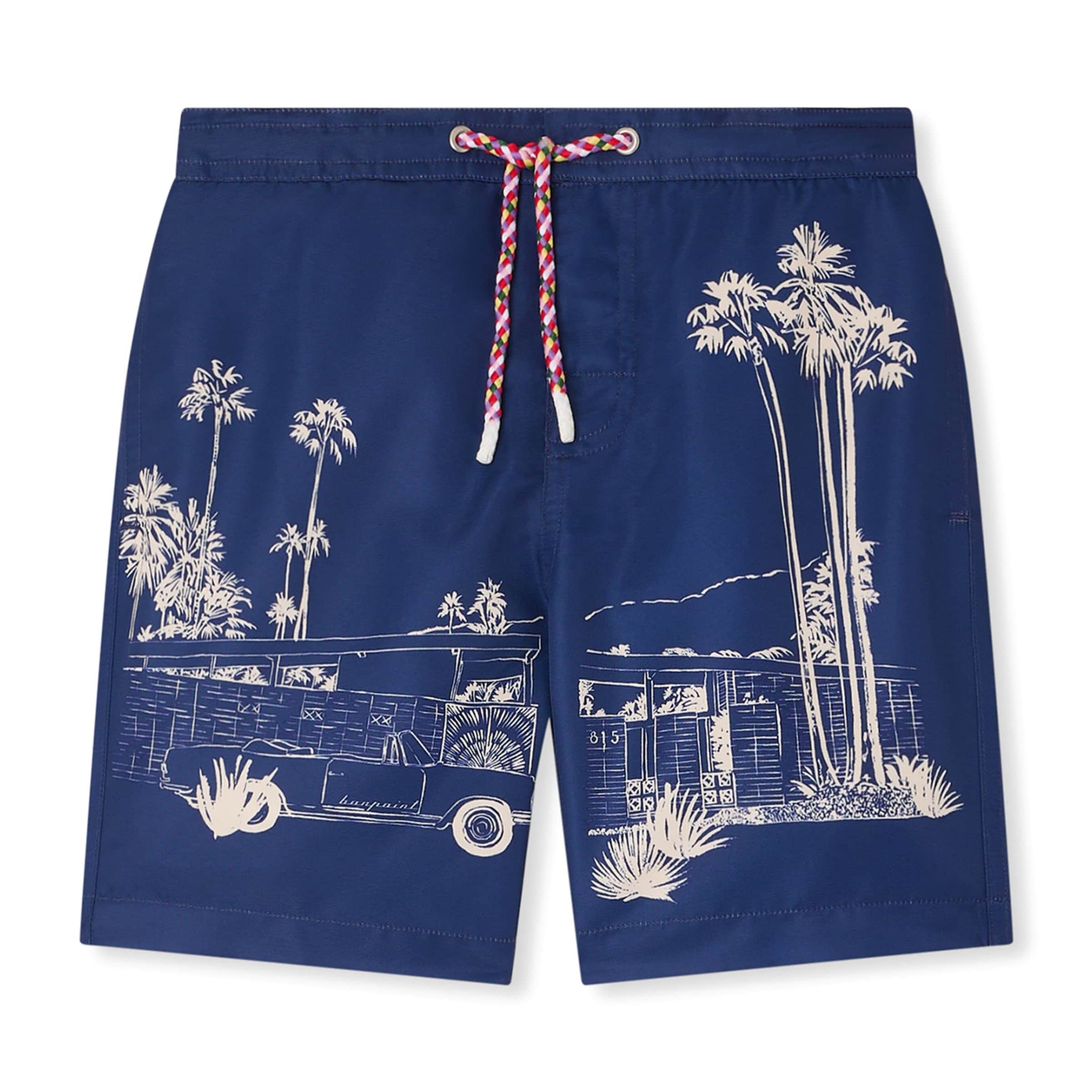 Printed Ariel Swim Shorts (4-8 Years)
