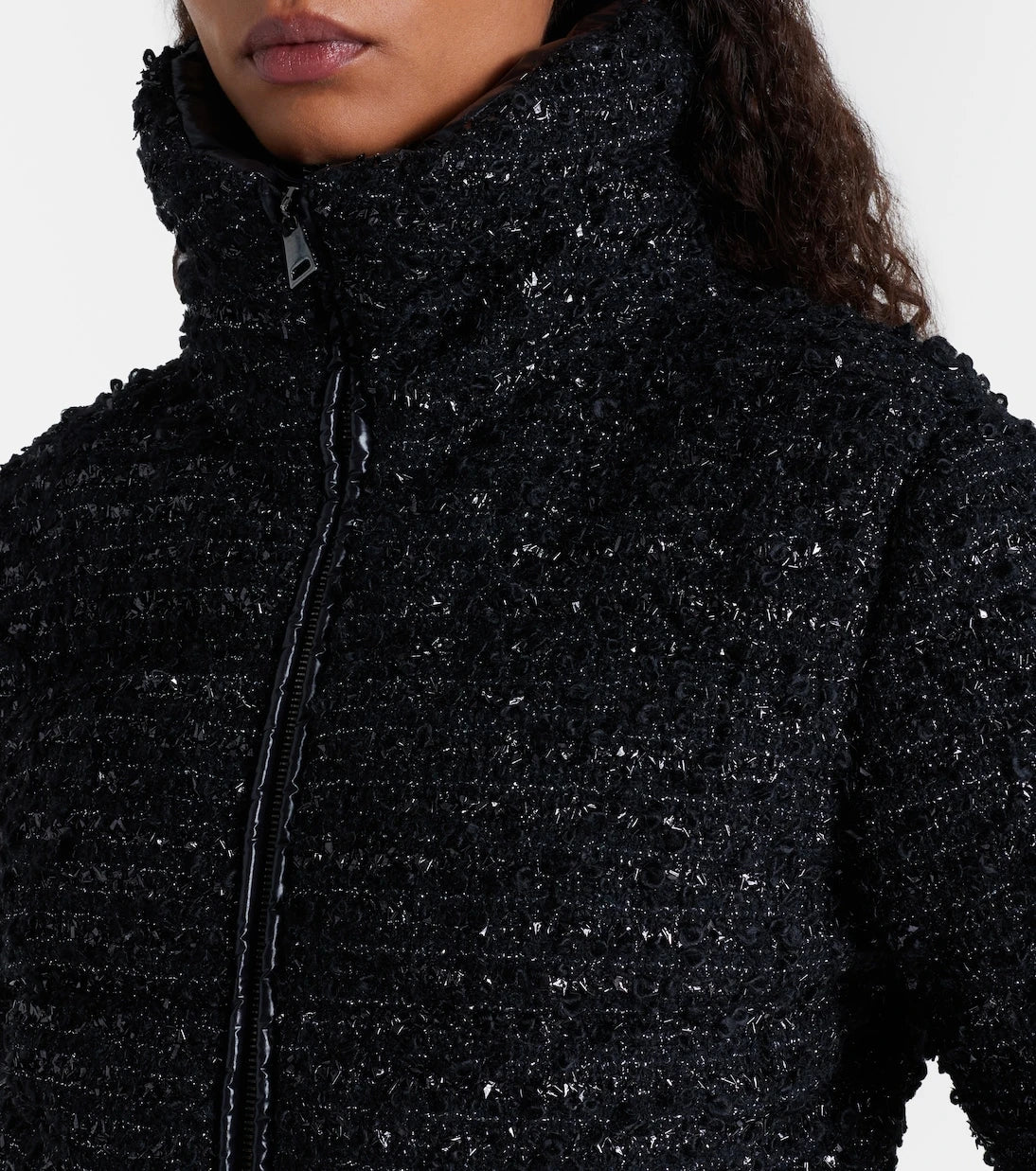 Moncler - Urbel tweed down jacket