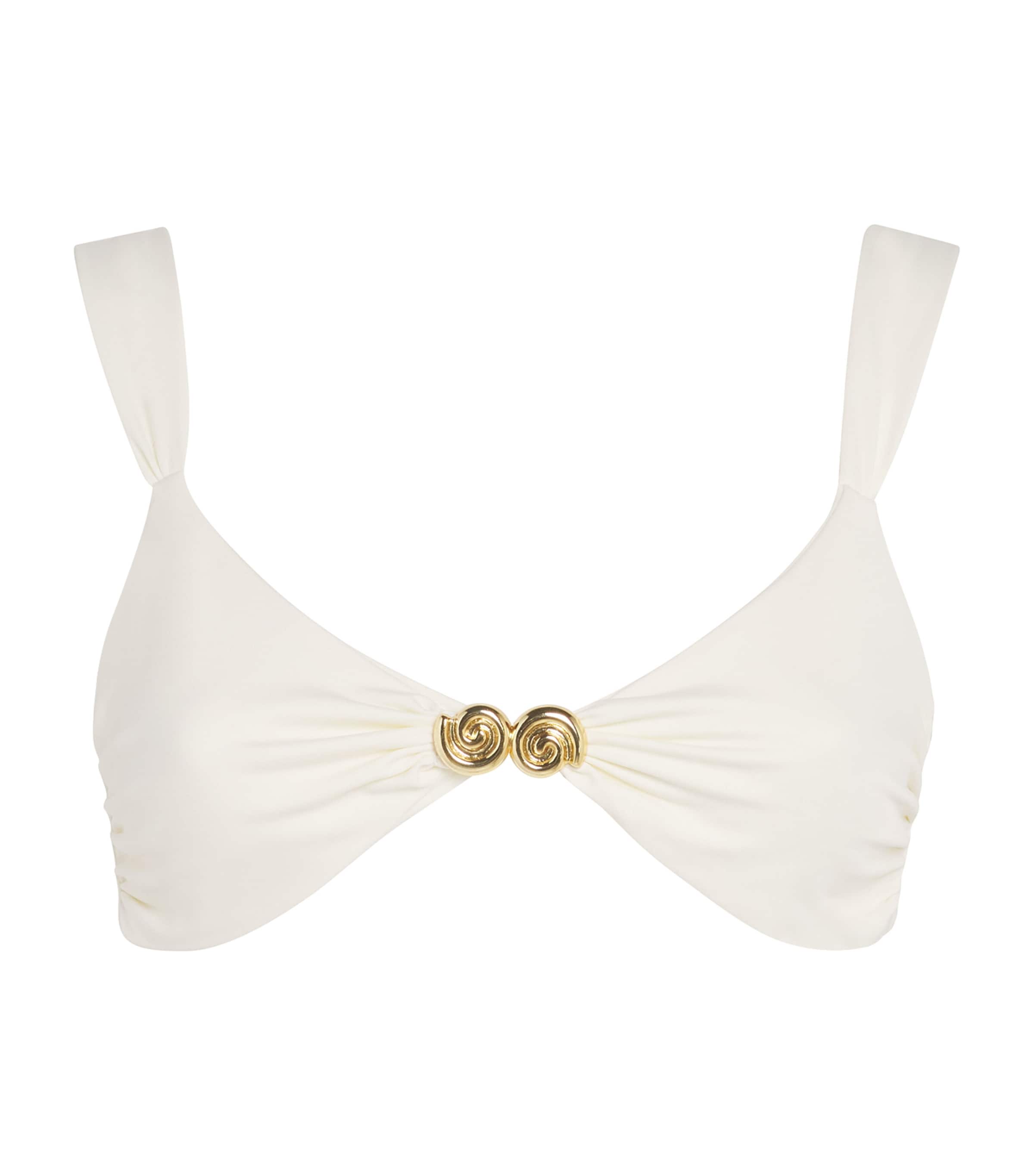 AWAY THAT DAY White Isola Bella Bikini Top