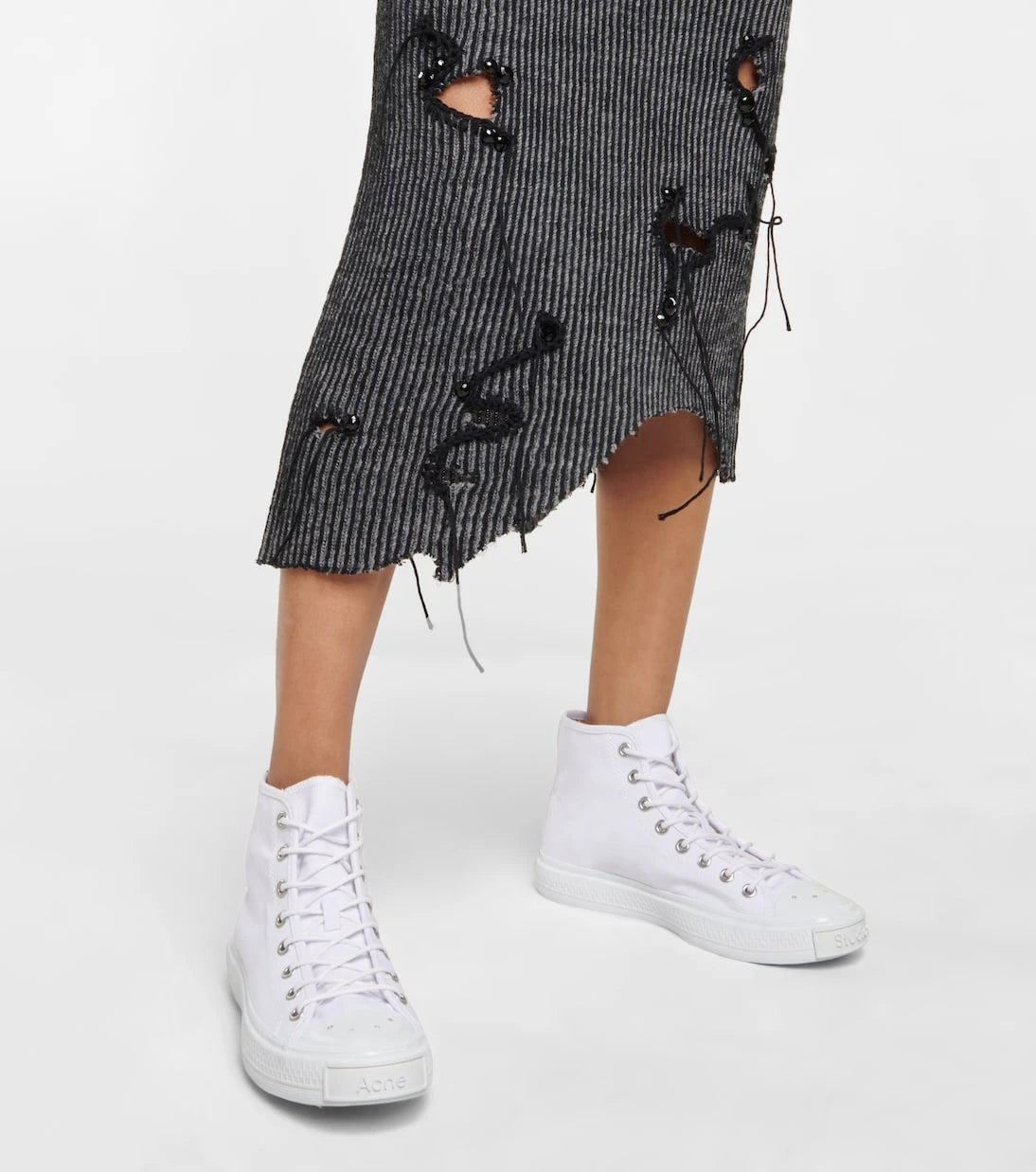 Acne Studios - Canvas high-top sneakers