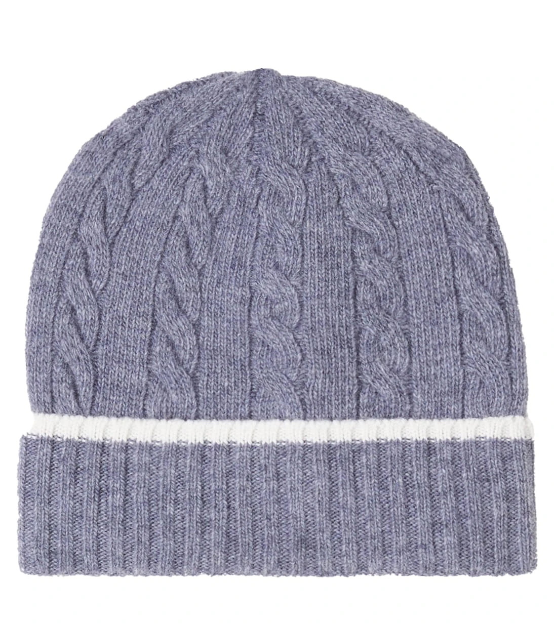 Moncler Enfant - Cable-knit logo virgin wool beanie