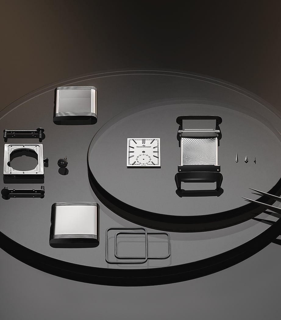 Jaeger-LeCoultre Stainless Steel Reverso Tribute Small Seconds Watch 27.4mm