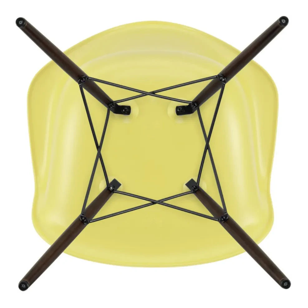 Vitra - DAW chair - maple base - Charles &amp; Ray Eames | Lemon yellow