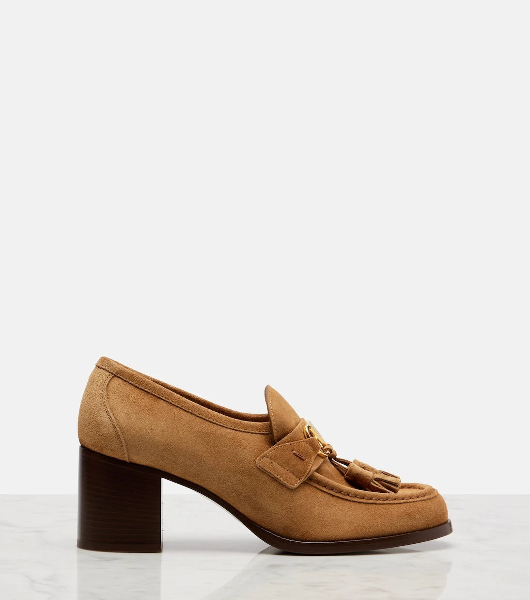 Valentino Garavani - VLogo 60 suede loafer pumps