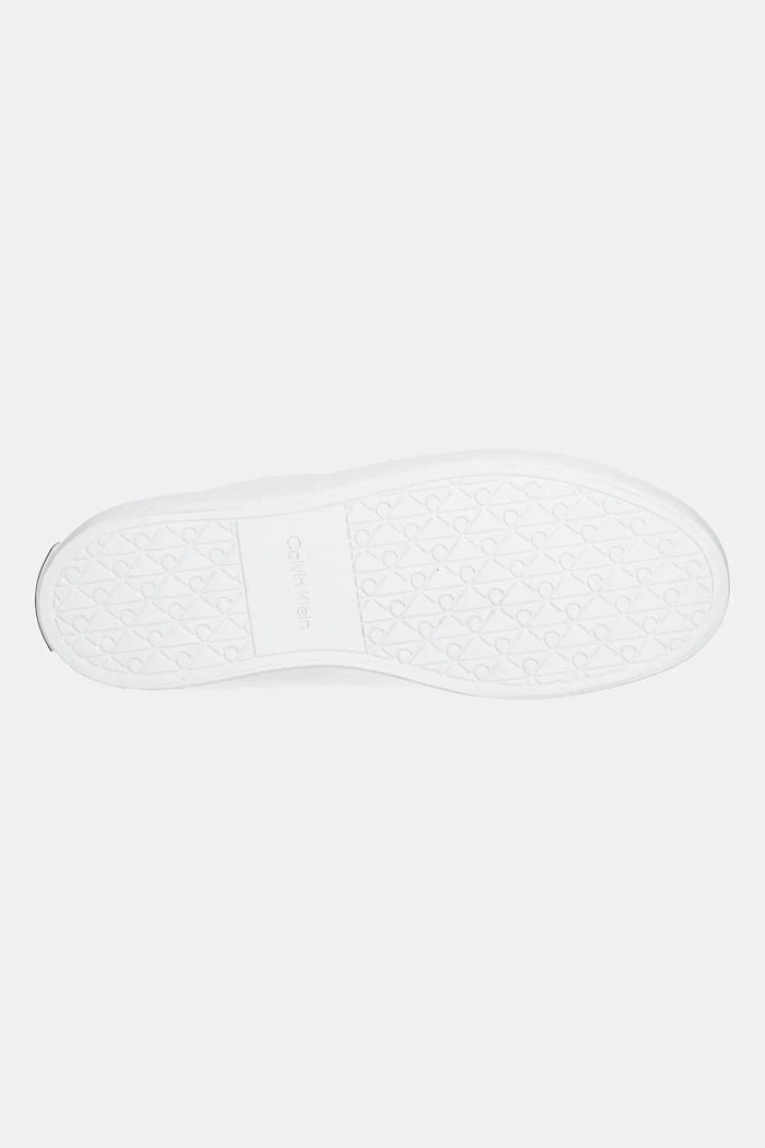Кожени маратонки Calvin Klein VULC LACE UP LTH/MOIRE BT