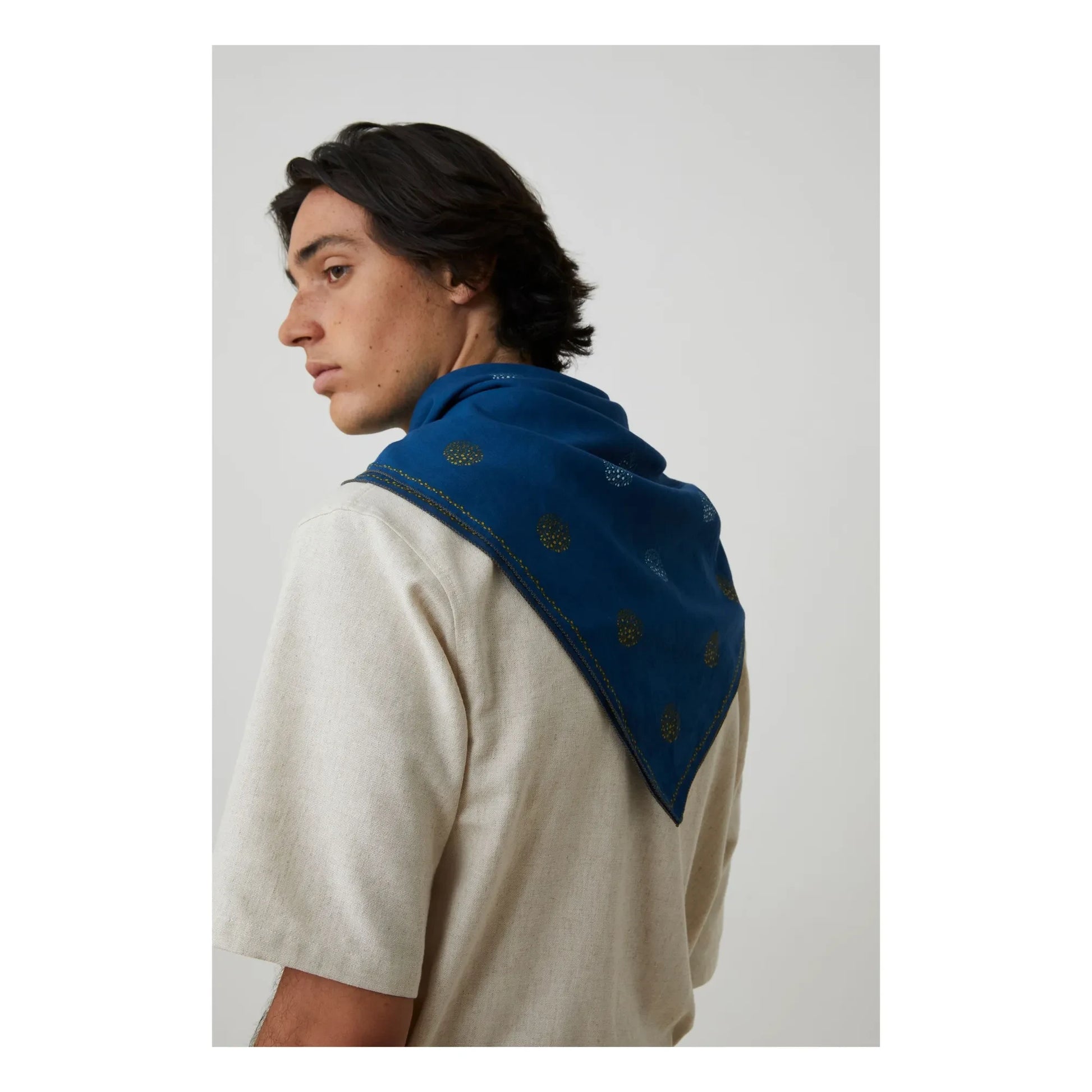 Moismont - Pearl Scarf N°820 Cotton | Ink