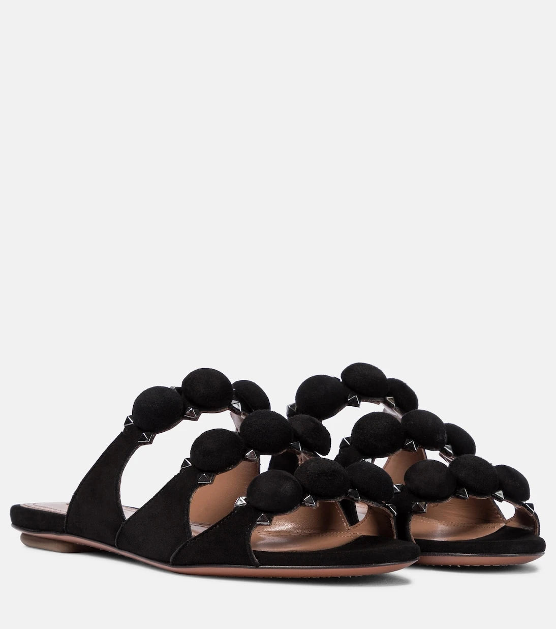 Alaïa - Bombe suede sandals