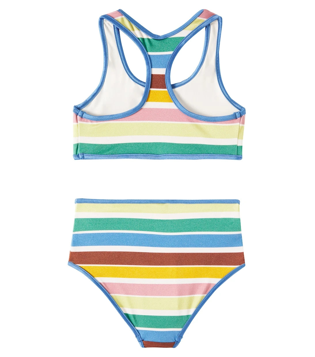 Zimmermann Kids - Everley striped racerback swimsuit
