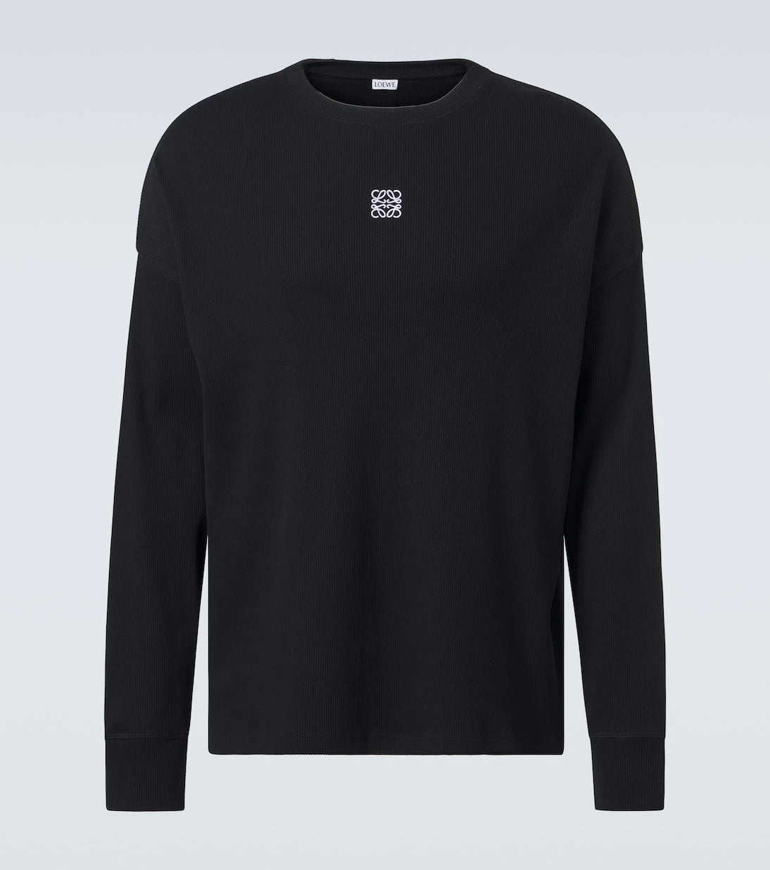 Loewe - Anagram ribbed-knit cotton T-shirt