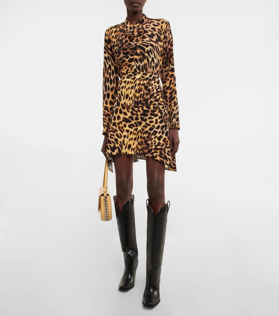 Stella McCartney - Embroidered knee-high boots