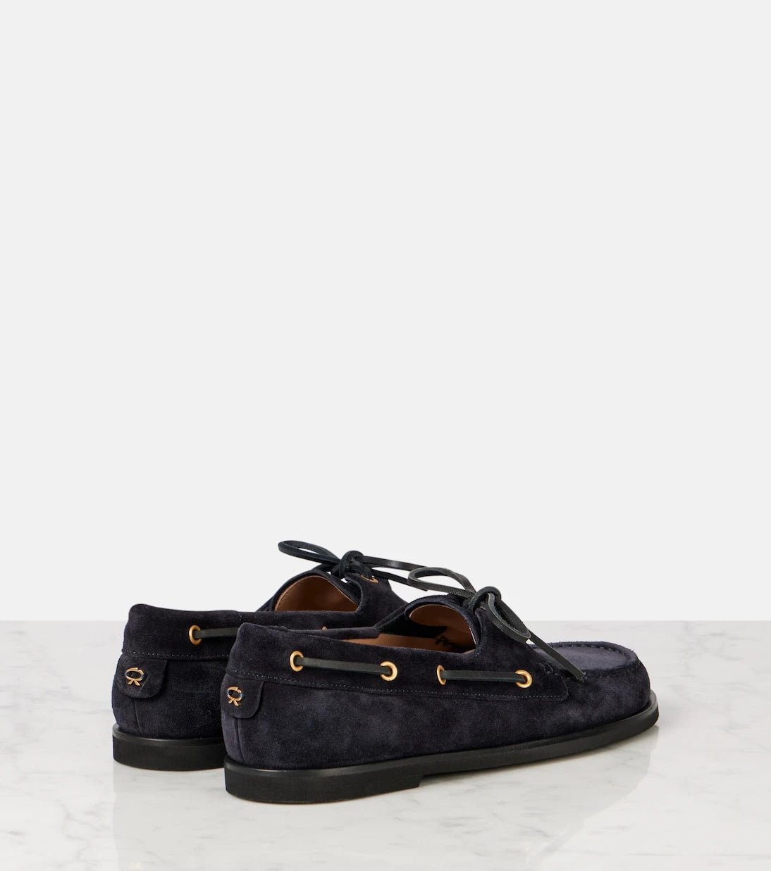 Gianvito Rossi - Vandée suede boat shoes
