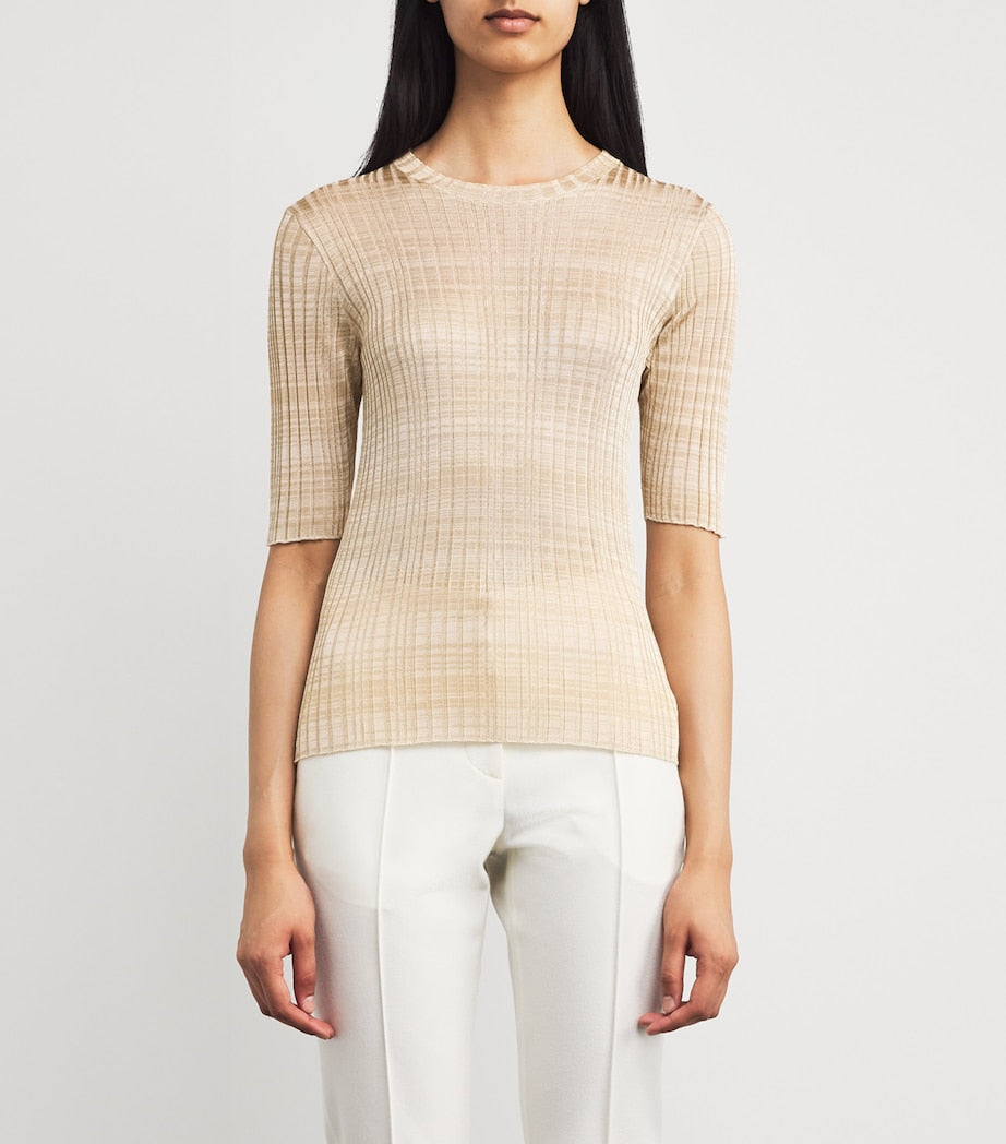 Fabiana Filippi Multi Round-Neck Top