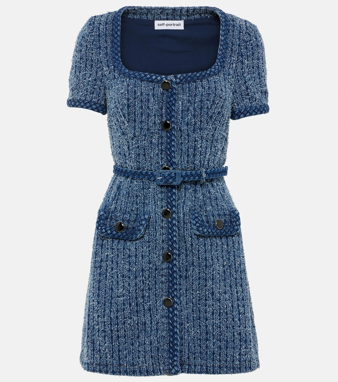 Self-Portrait - Denim minidress