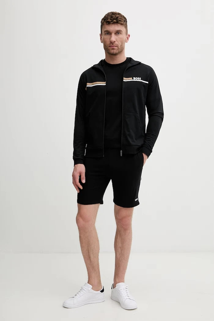 BOSS суичър с цип мъжки от памук Authentic Jacket Z