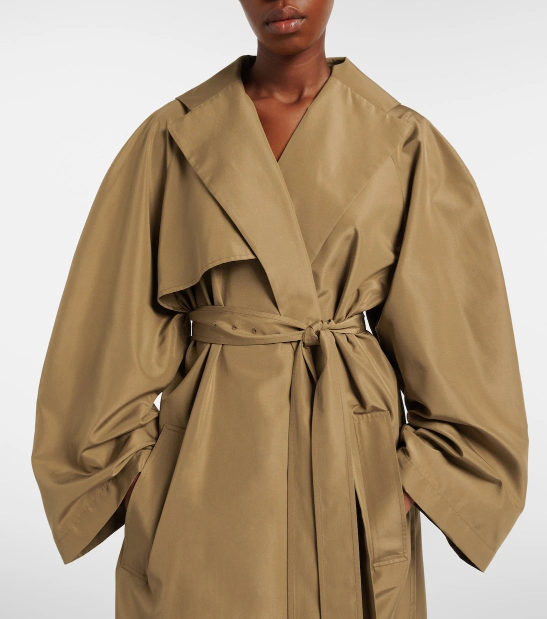 The Row - Amapola silk trench coat