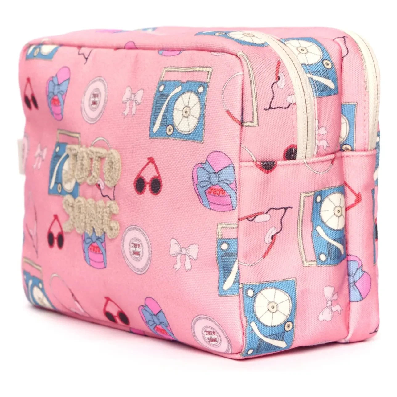JOJO FACTORY - Jojo Song Double Toiletry Bag | Pink